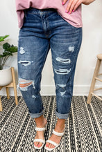 Load image into Gallery viewer, Distressed High Waist Plus Size Jeans
