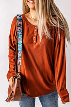 Load image into Gallery viewer, Button Long Sleeve Knit Top
