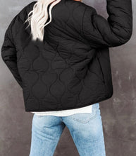 Load image into Gallery viewer, Black Quilted Jacket
