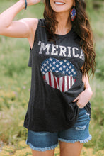 Load image into Gallery viewer, Merica Cut Out Back Tank Top
