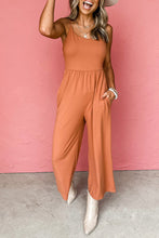 Load image into Gallery viewer, Adjustable Spaghetti Strap Wide Leg Jumpsuit
